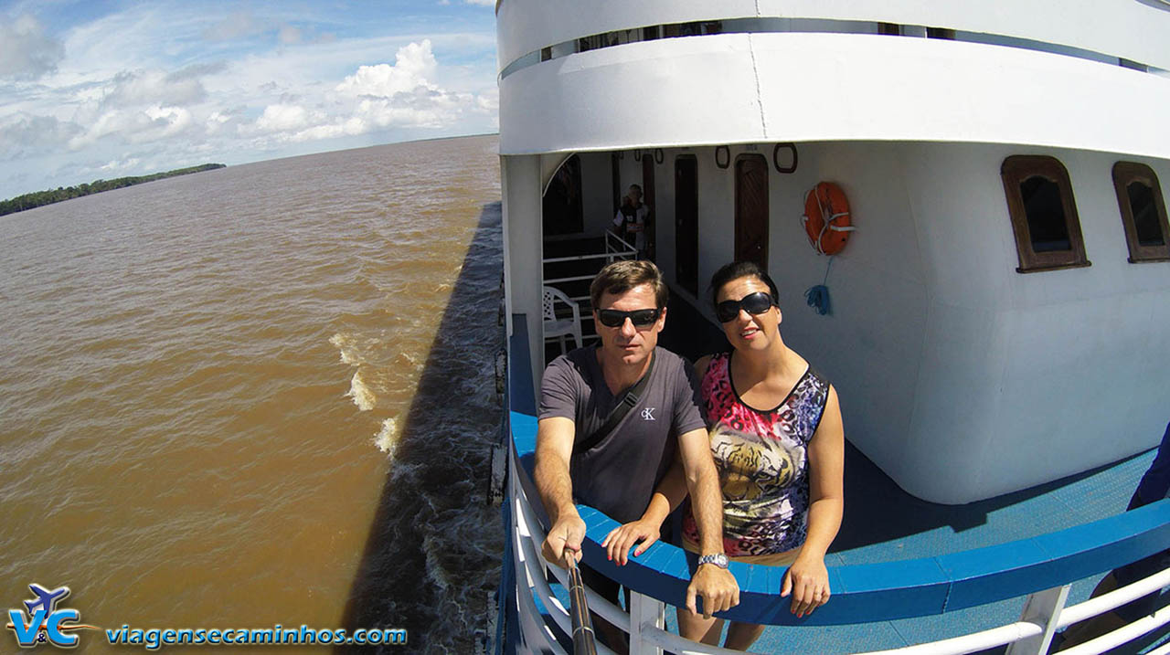 Viagem de barco pelo rio Amazonas - De Manaus a Santarém