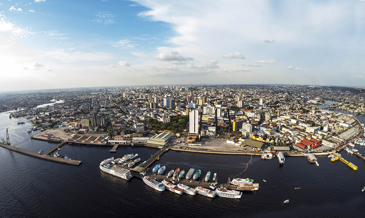 Imagem aérea de Manaus