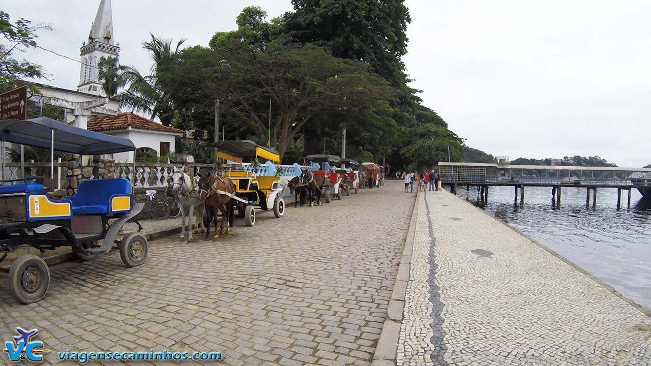 Charretes de passeio na Ilha de Paquetá