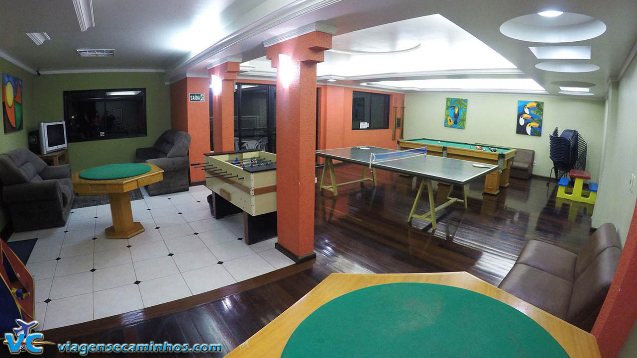 Sala de jogos do Hotel Balneário