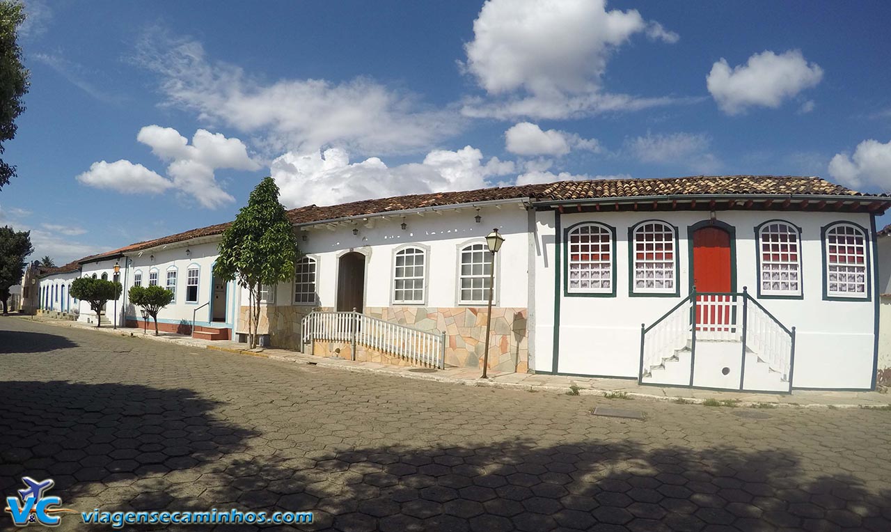 Rua do centro histórico de Pirenópolis - Goiás