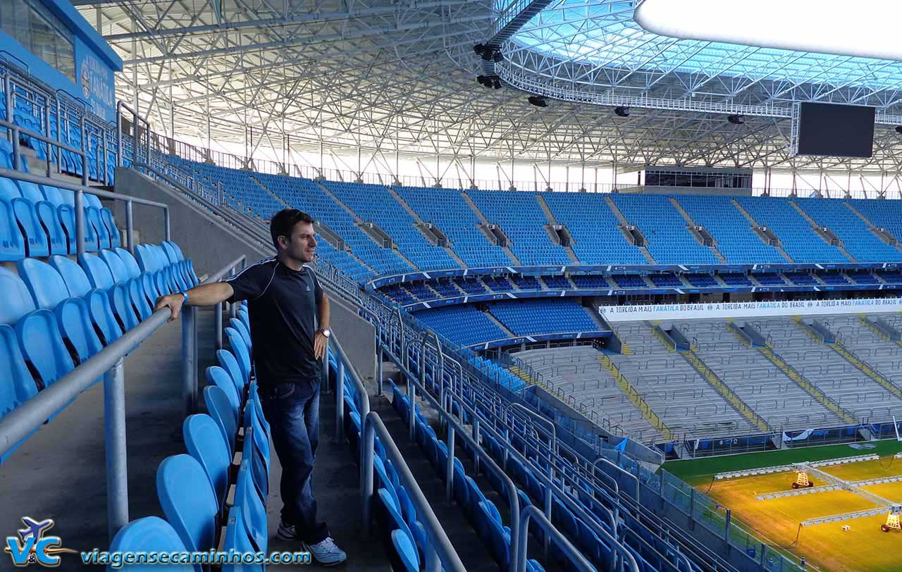 Cadeiras superiores da Arena do Grêmio