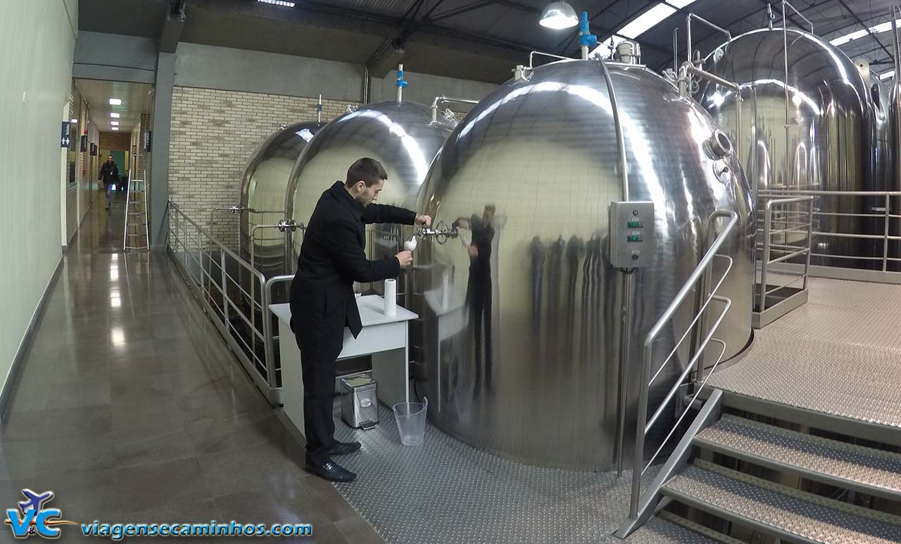 Tanques de fermentação da Chandon