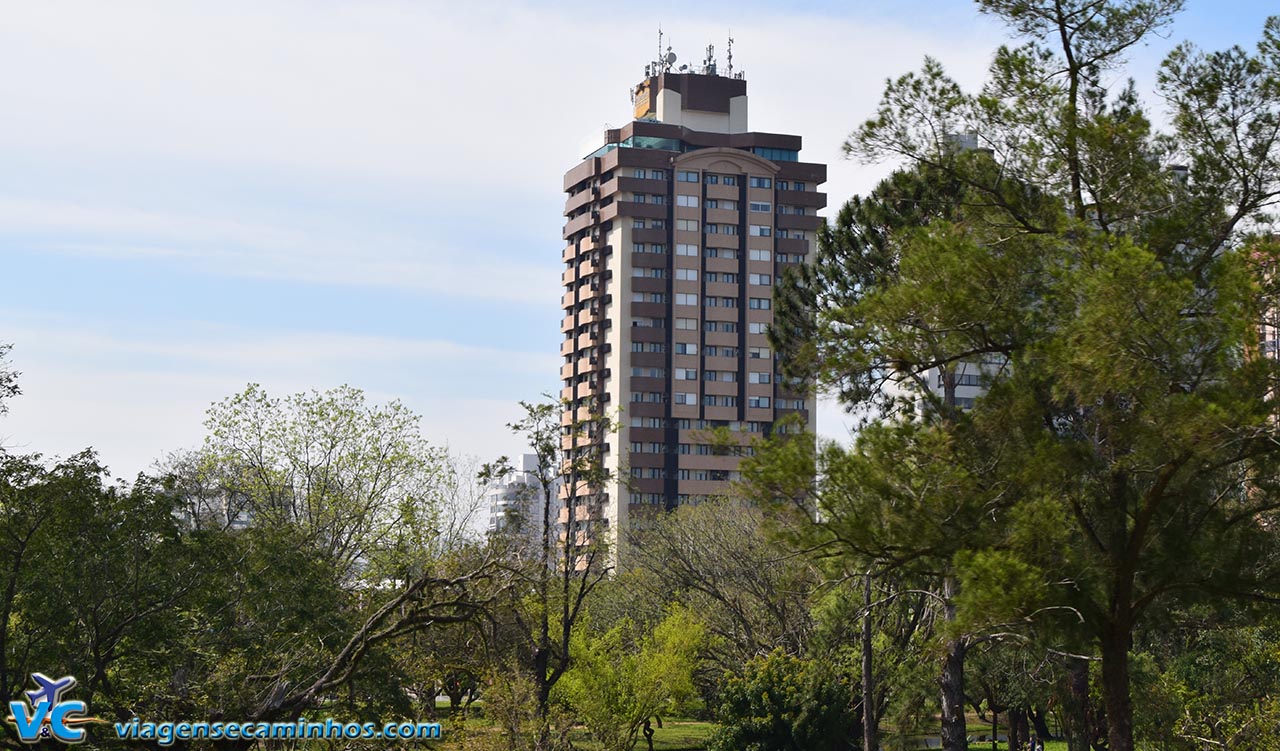 Hotel Blue Tree visto do Parque Marinha do Brasil