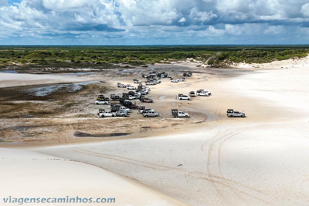 4x4 na Lagoa Azul - Lençóis Maranhenses
