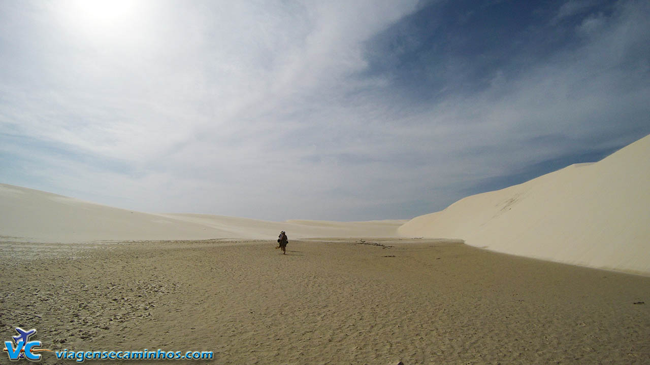 Lagoa Azul vazia - Lençóis Maranhenses