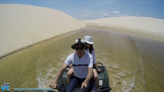 Lençóis Maranhenses - Excursão de quadriciclo até Caburé