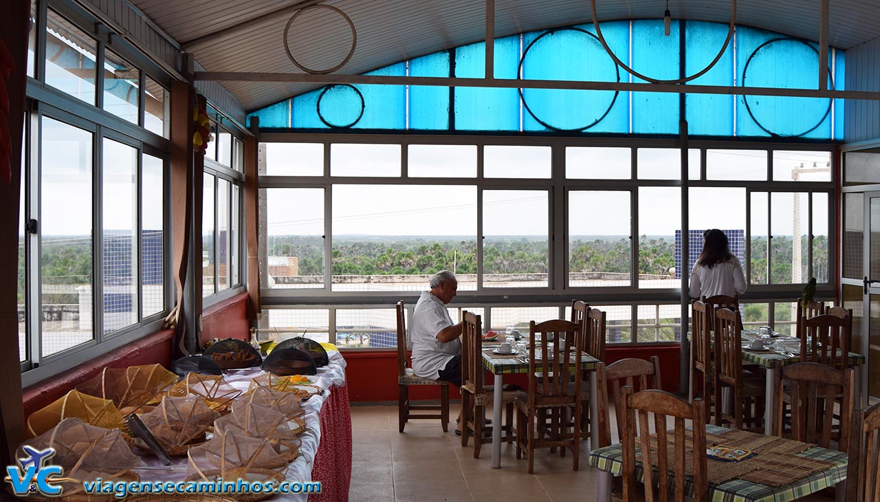 Café da manhã da pousada Solar das Gaivotas