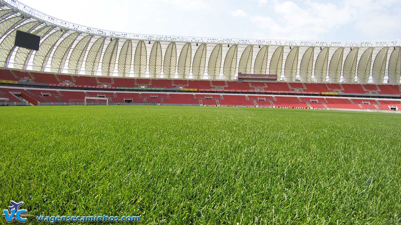 Gramado do estádio Beira Rio