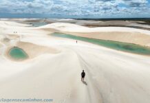 Onde fica os Lençóis Maranhenses: como chegar de São Luís a Barreirinhas, Santo Amaro e Atins Lençóis Maranhenses na área da Lagoa Azul