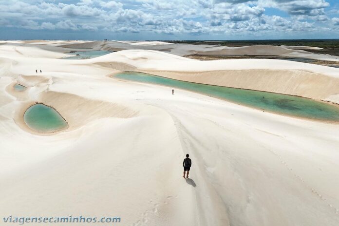 Lençóis Maranhenses na área da Lagoa Azul Lençóis Maranhenses na área da Lagoa Azul