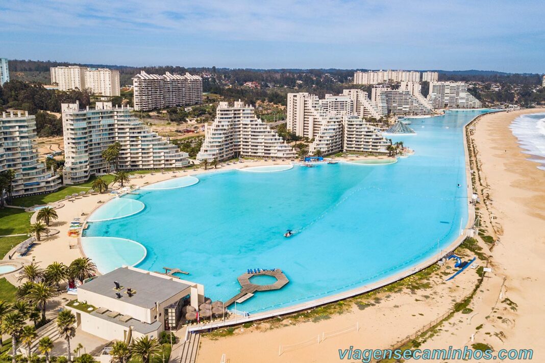 Maior piscina do mundo - Algarrobo - Chile - Viagens e Caminhos