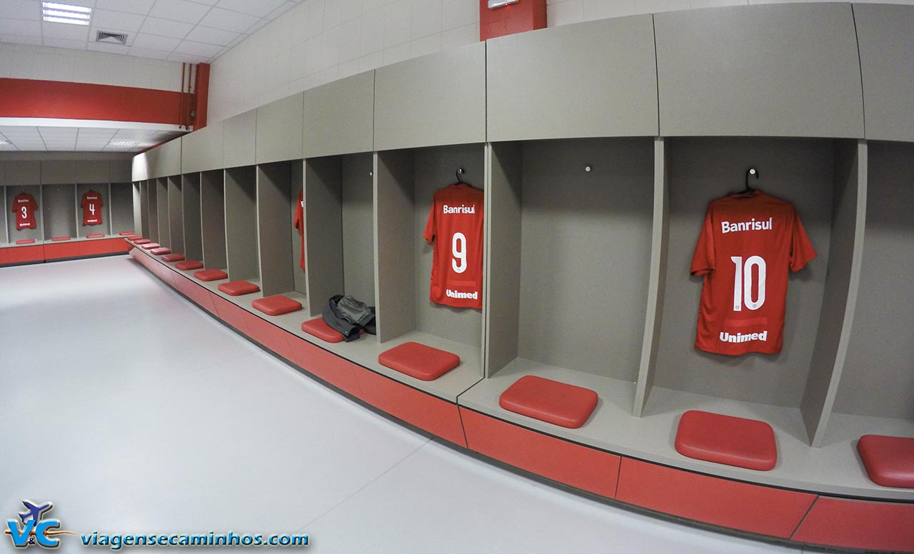 Vestiário do estádio Beira Rio