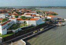 Vista aérea do centro histórico de São Luís