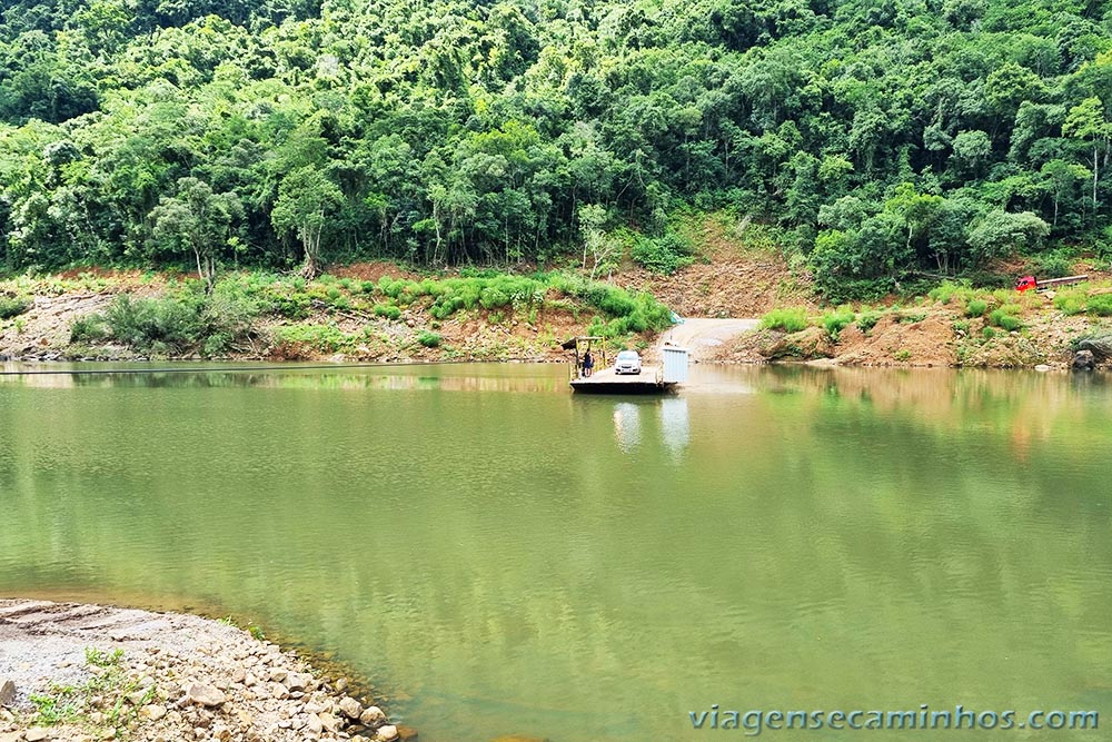Balsa do Rio das Antas - Nova Roma do Sul - Nova Pádua