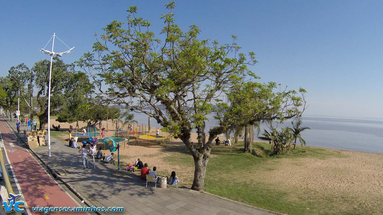 Calçadão da Praia de Ipanema - Porto Alegre RS