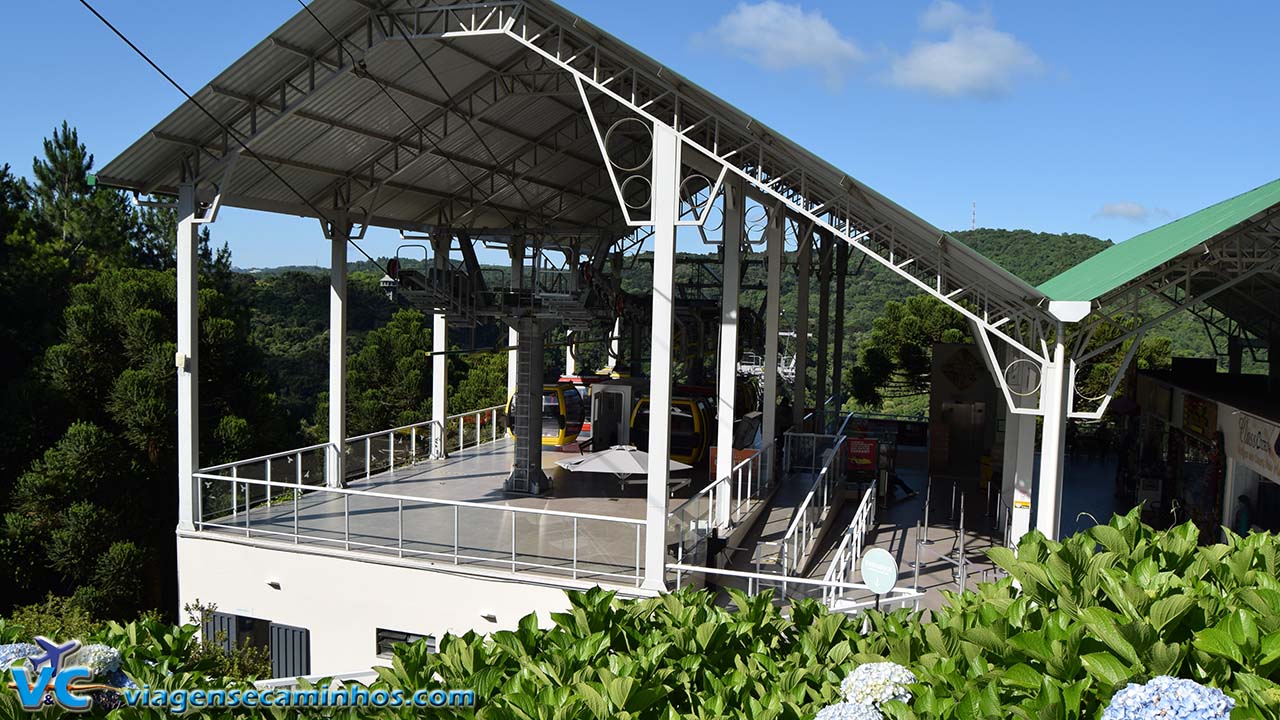 Estação Central dos Bondinhos aéreos Parque da Serra