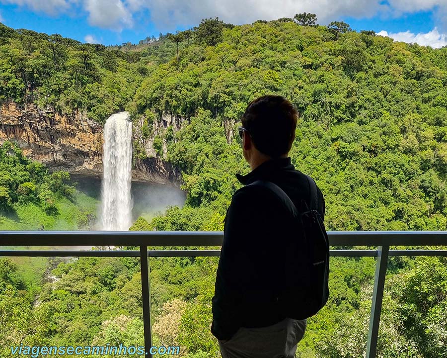 Estação Cascata no Parque Bondinhos Canela