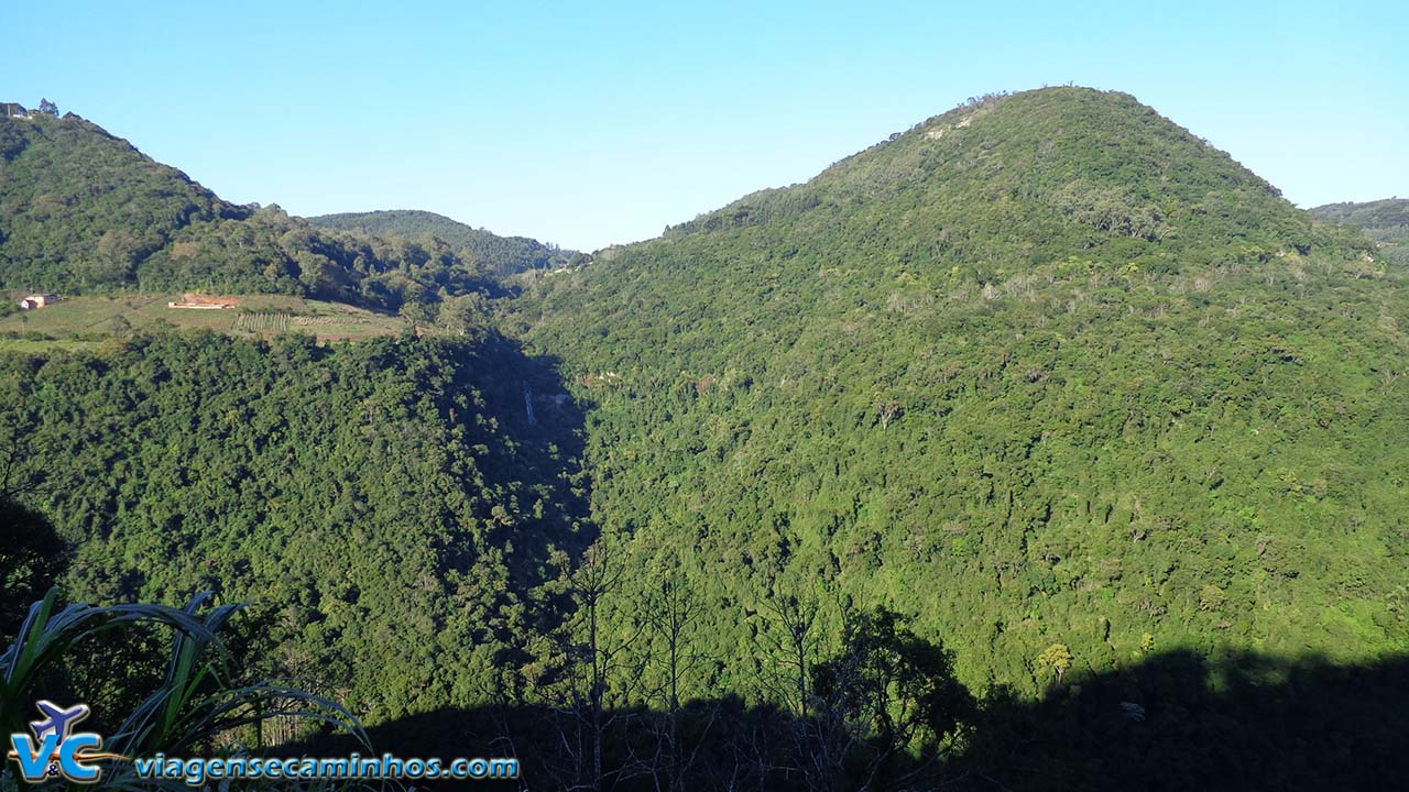 Montanhas no caminho entre Caxias do Sul e Gramado