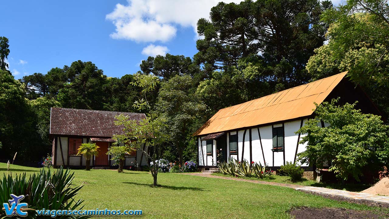 Casas enxaimel do Castelinho Caracol