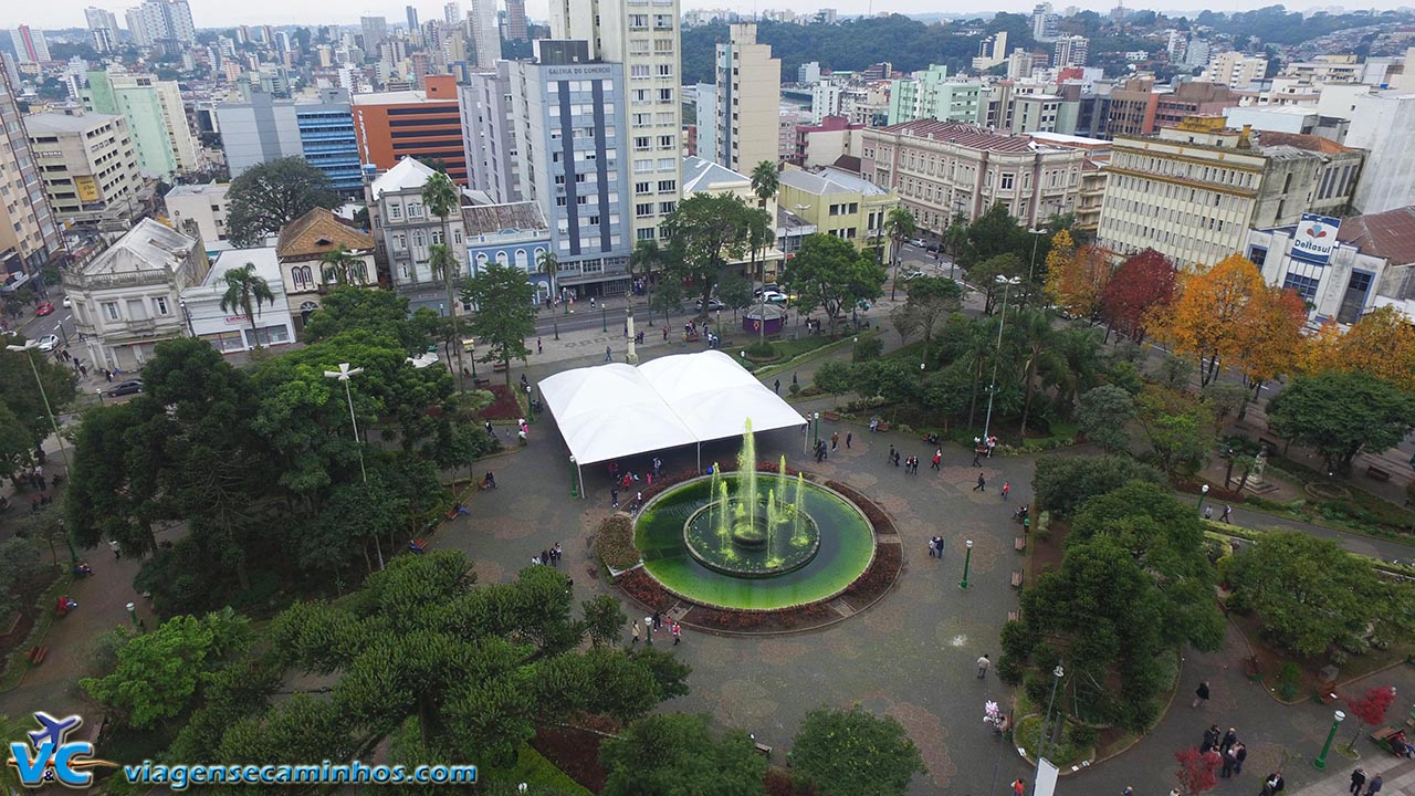 Voo no centro de Caxias do Sul - RS