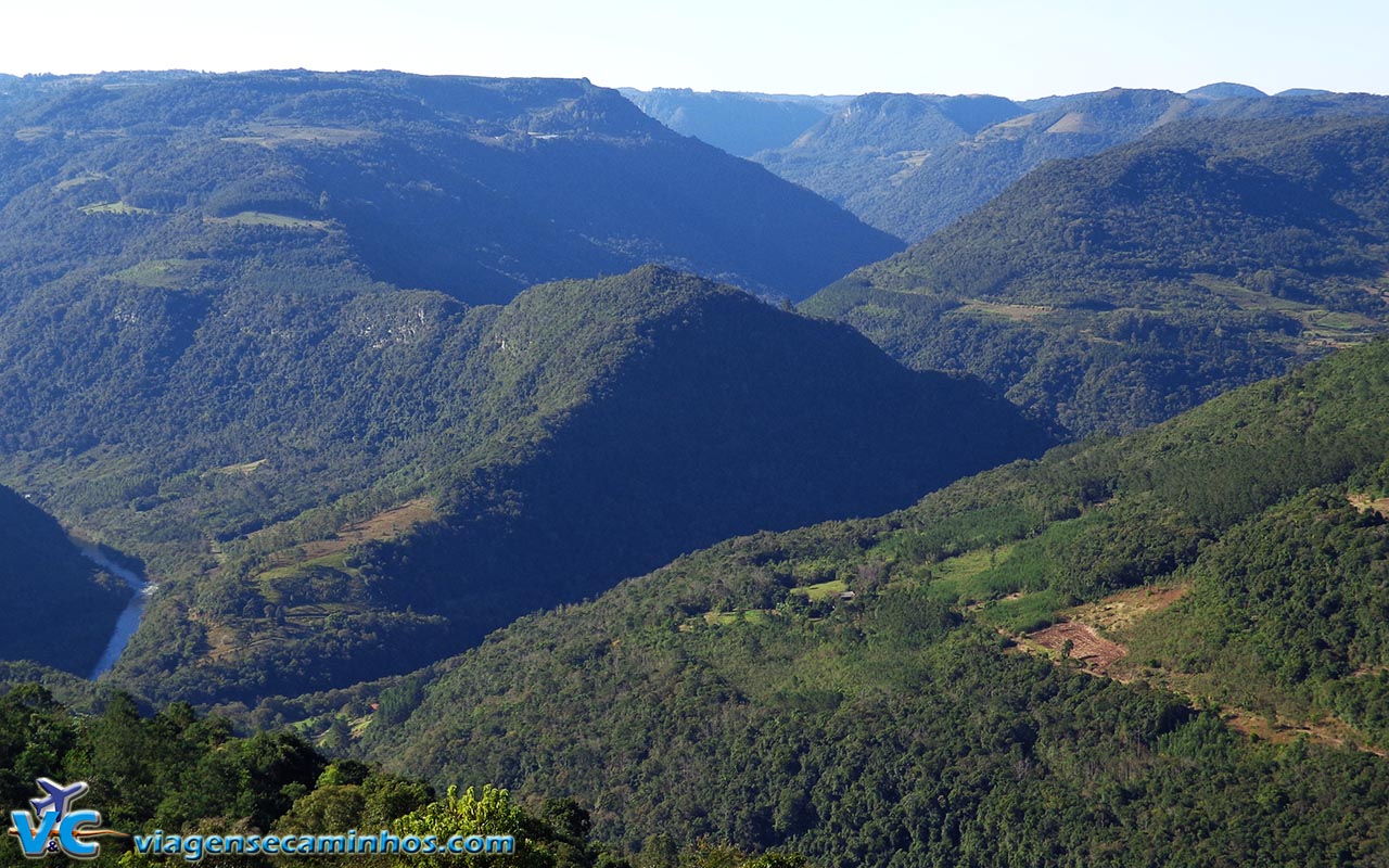 Mirante no caminho entre Nova Petrópolis e Gramado