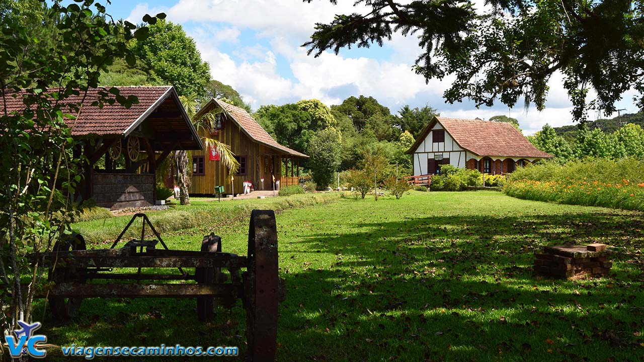 Casas em estilo alemão do Castelinho Caracol