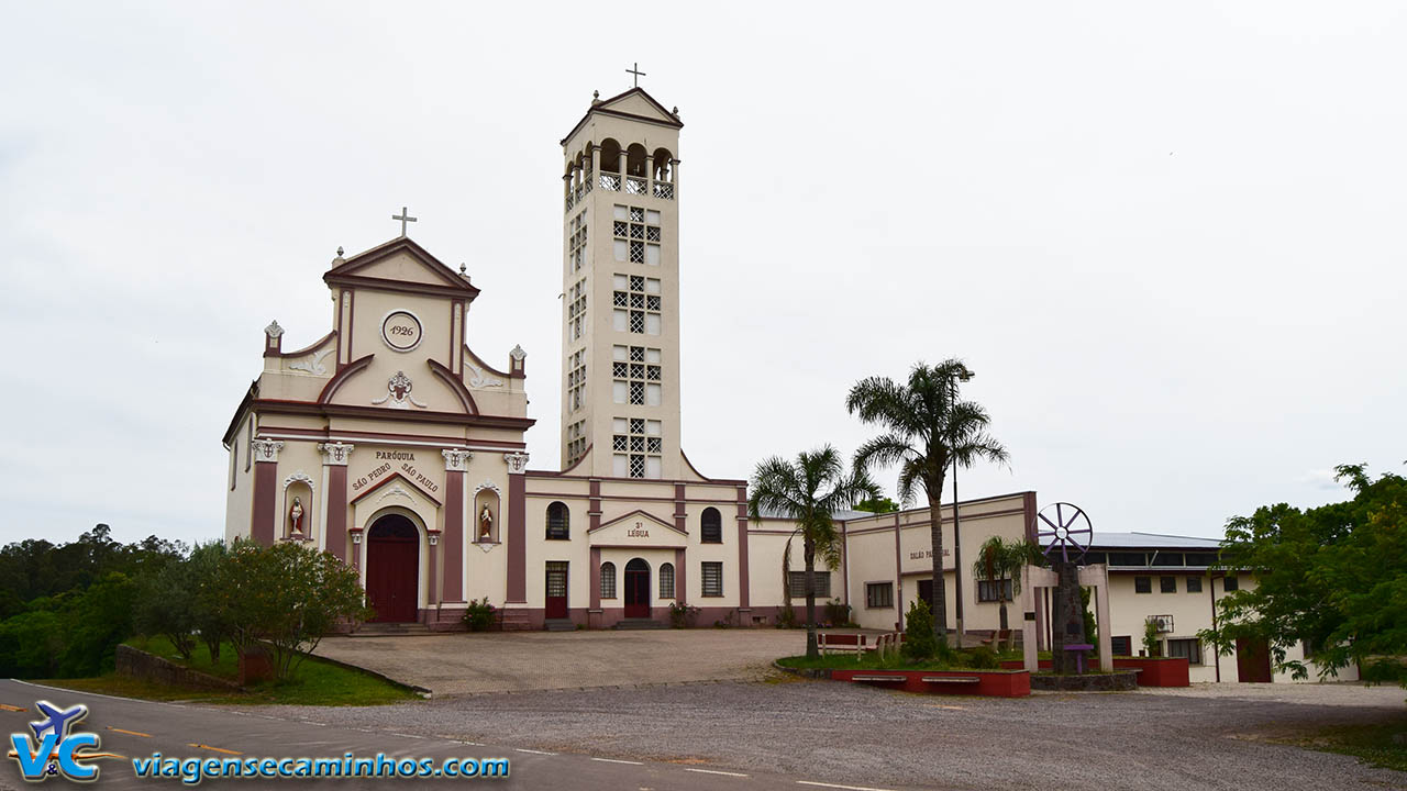 Igreja de São Pedro e São Paulo - Estrada do Imigrante São Pedro da Terceira Légua - Caxias do Sul