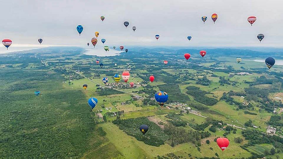 Passeio de balão em Torres