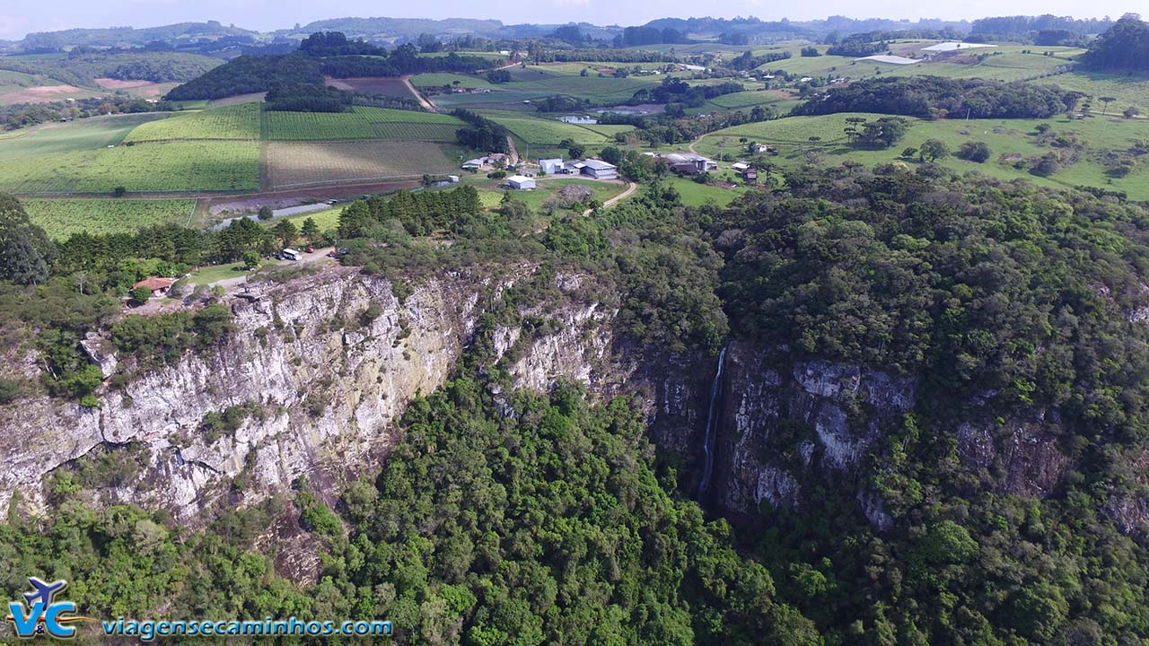 Mirante do Gelain e Cascata Bordin - Flores da Cunha