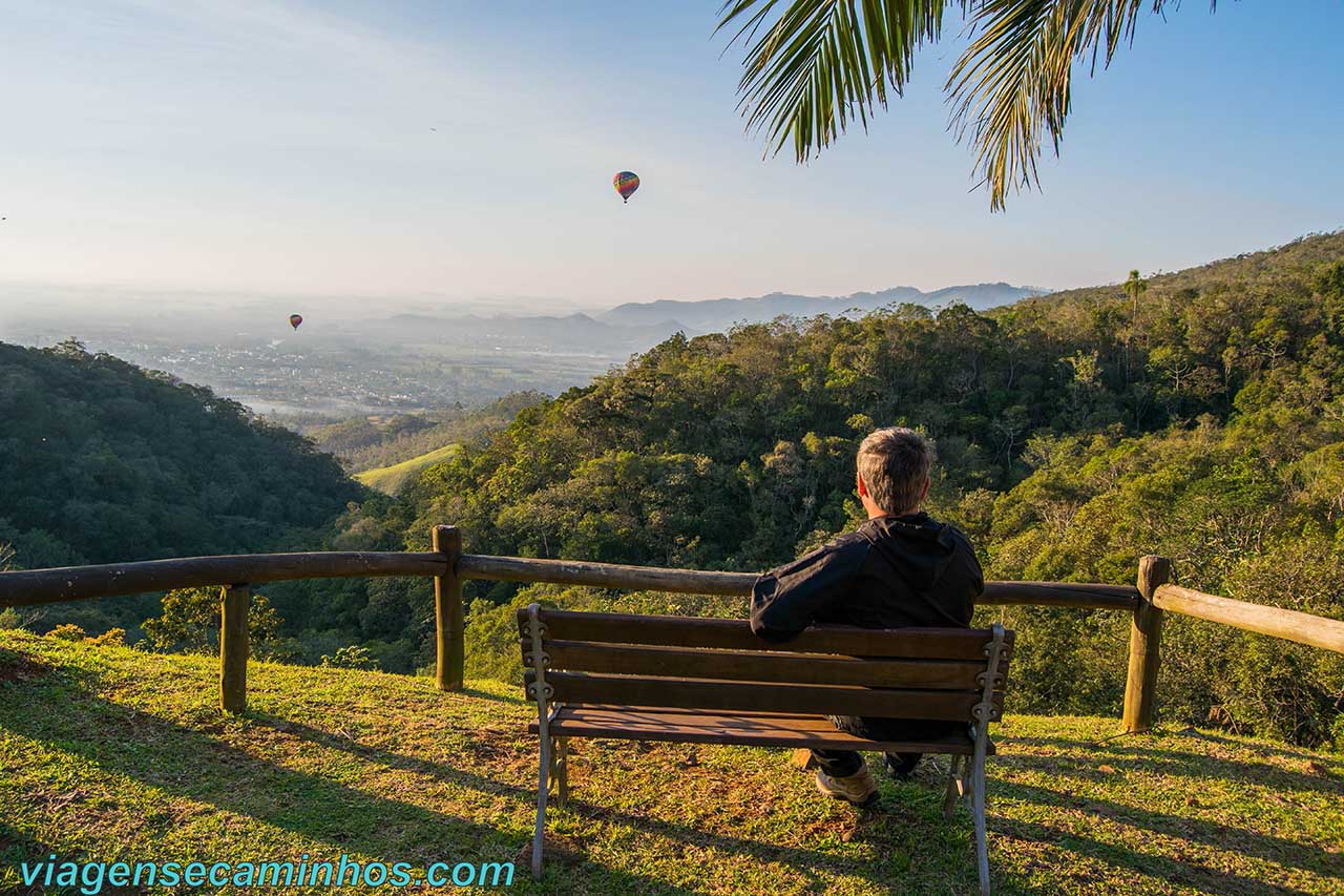 Vista da Pousada Caminho dos Canyons