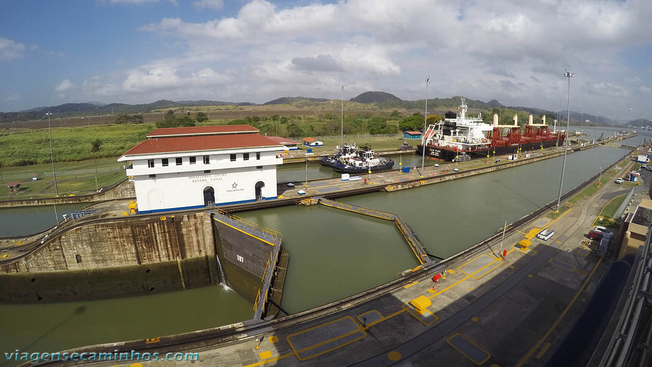 Canal do Panamá - Eclusa de Miraflores