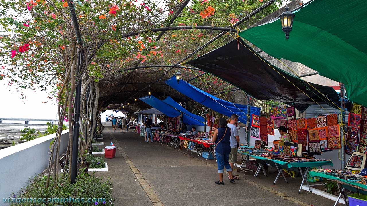 Paseo de las Veraneras - centro histórico da cidade do Panamá