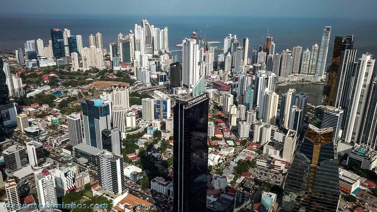 Prédios na cidade do Panamá