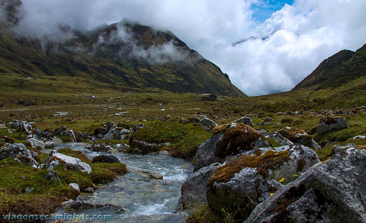 Rio na Trilha Inca