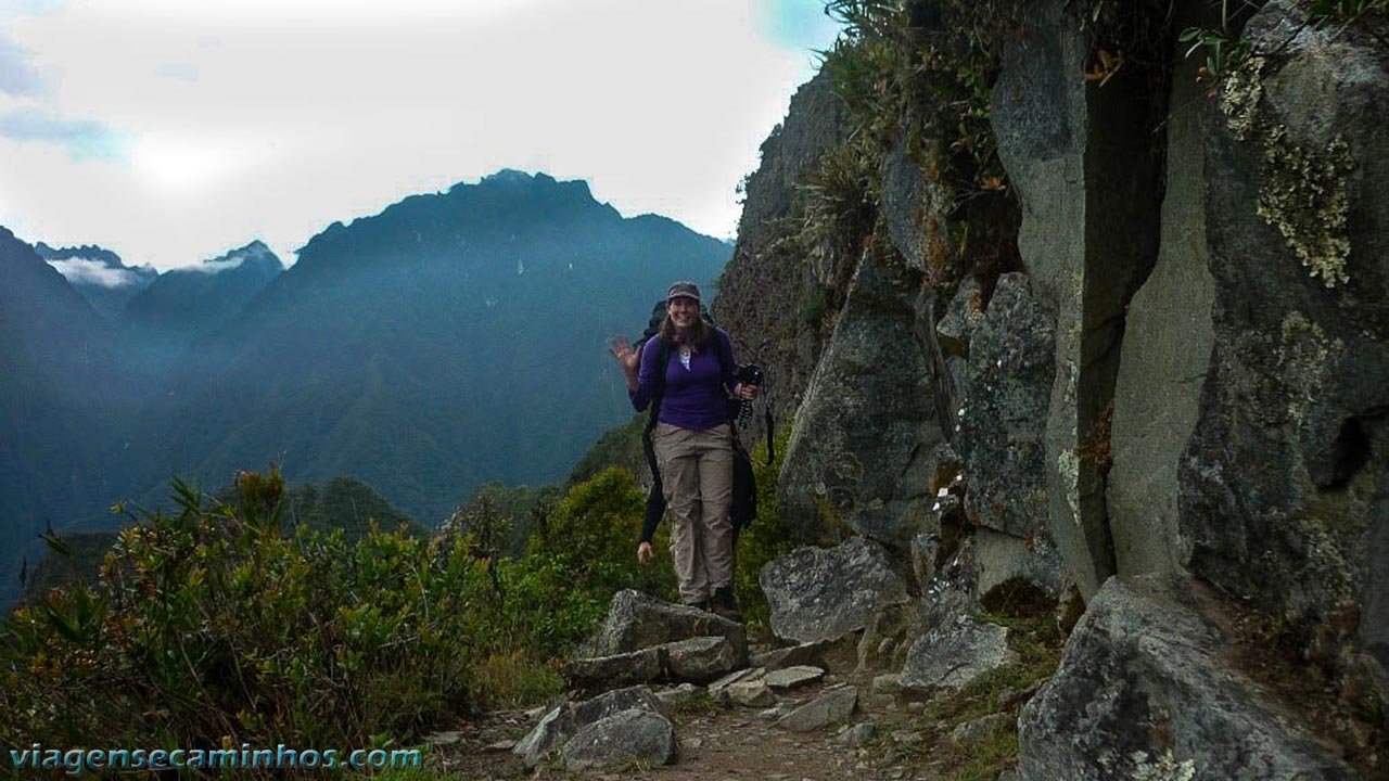 Viajante na Trilha Inca