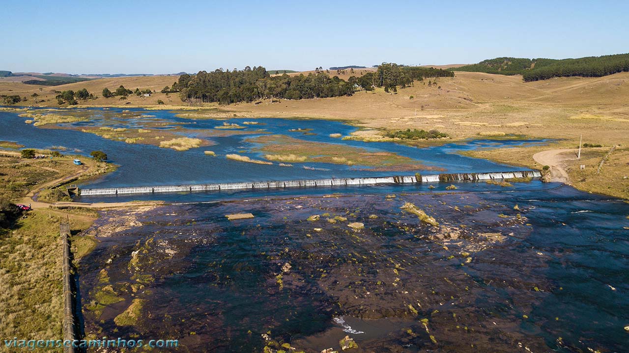 Vista aérea da Barragem do Rio dos Touros