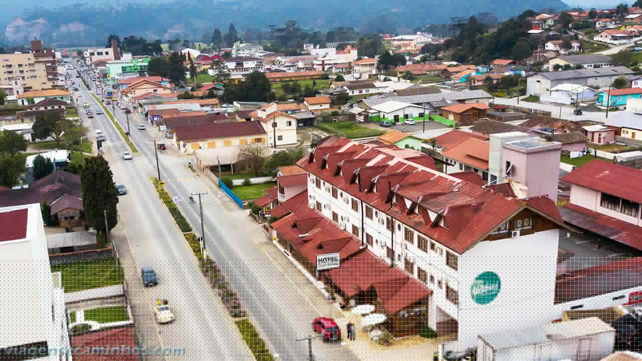 Vista aérea do Urubici park hotel