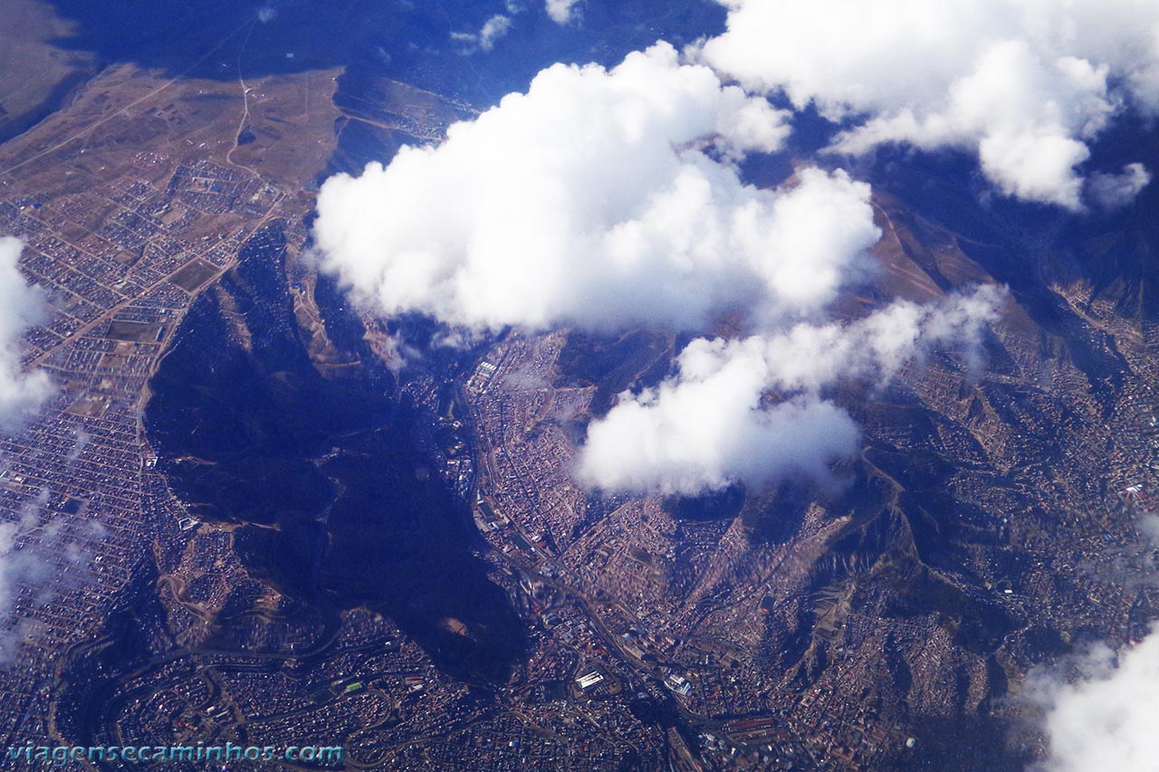 Vista aérea de La Paz