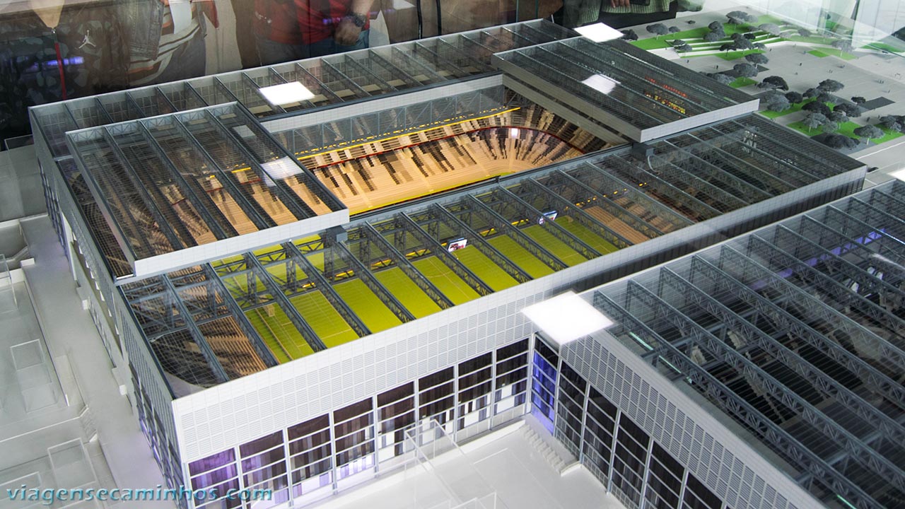 Maquete Arena da Baixada