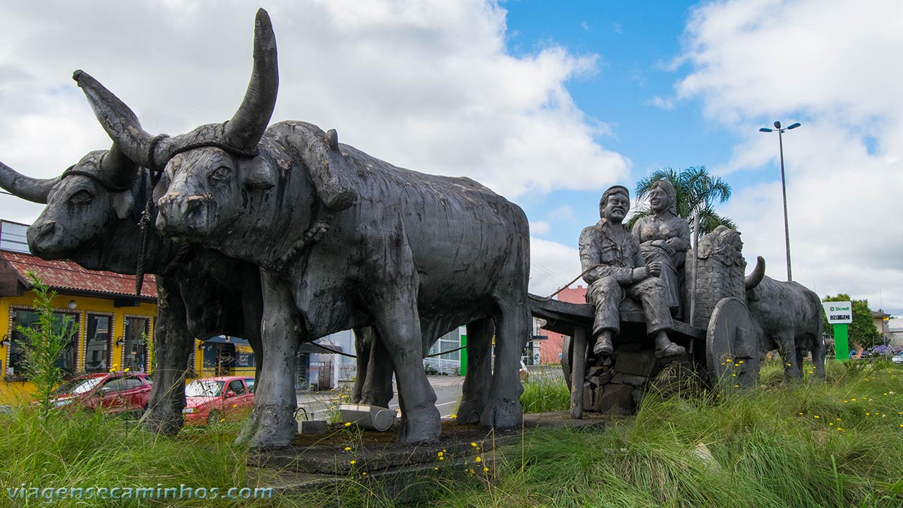 Pontos turísticos de Lages - Monumento aos Imigrantes