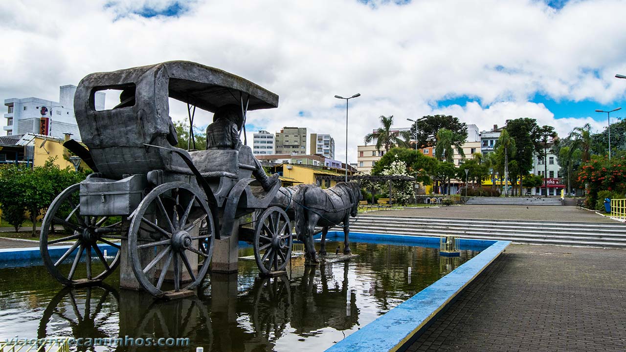 O que fazer em Lages - Praça Vidal Ramos Sênior Filho