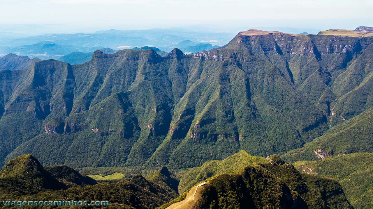 Vista aérea do Cânion da Ronda