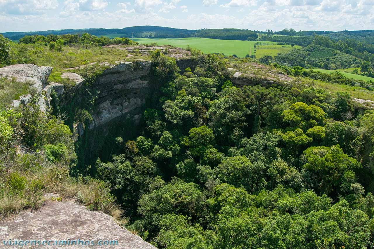 Interior das Furnas Gêmeas