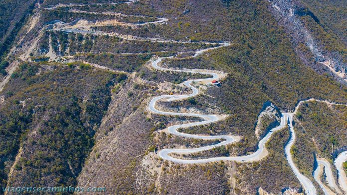 Estrada do cânion Tolantongo - México