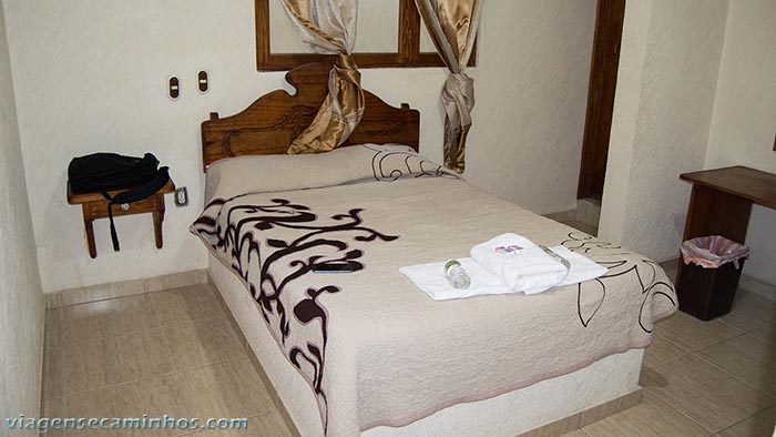 Quarto hotel grutas Tolantongo