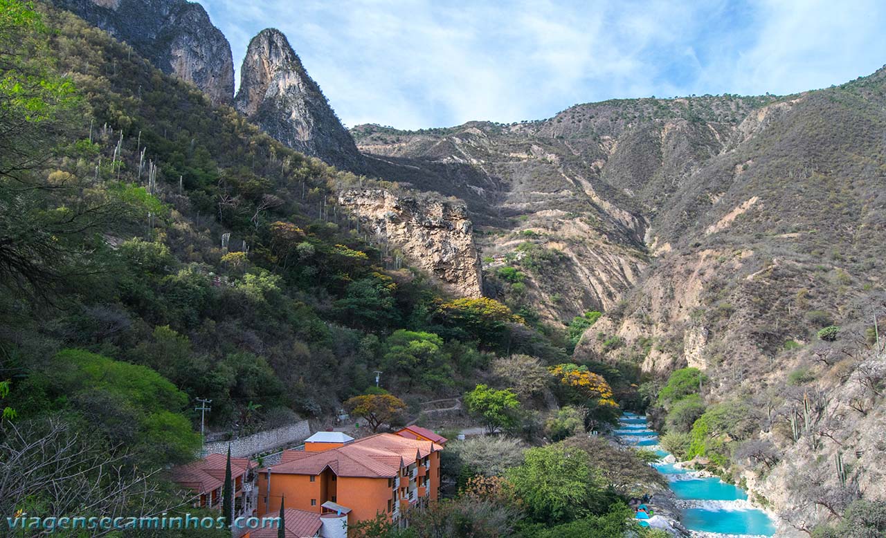 Rio termal Grutas Tolantongo