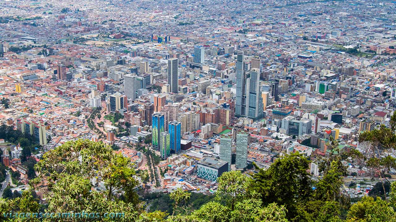 Vista do Cerro Monserrate - Bogotá