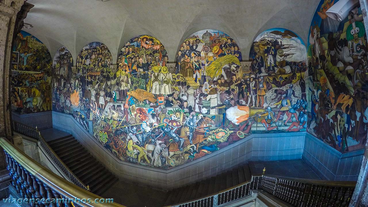 Mural do Palácio presidencial - México