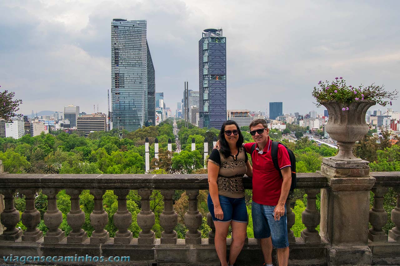 Vista do Castelo Chapultepec - Cidade do México